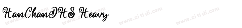 HanChanDHS Heavy字体转换